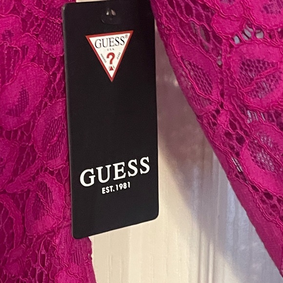 Brand New Guess Long Sleeve lace dress size 8 - Picture 5 of 5